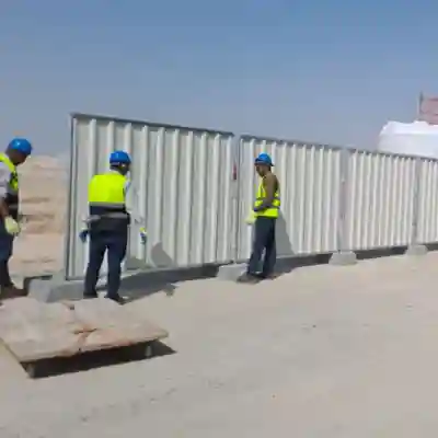 Event Crowd Control Safety Fencing by Prism Point Advertising