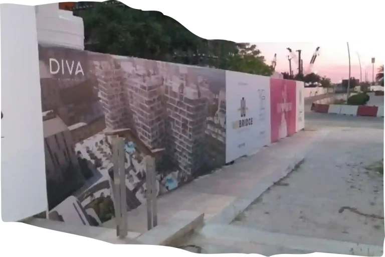 Eco PVC fence installation in Mussafah, Abu Dhabi